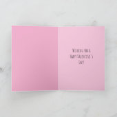 Be Mine Heart Balloons Love Valentine's Day Karte (Innenseite)