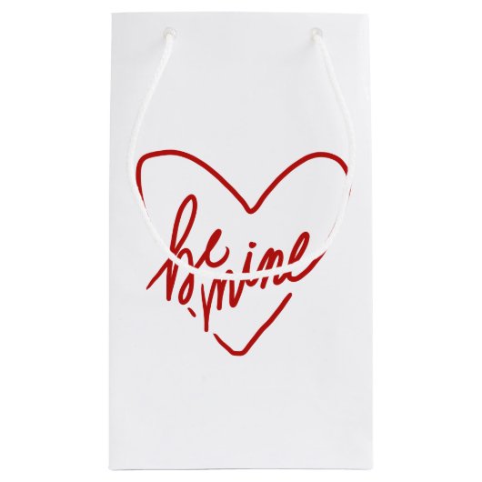 BE MINE  KLEINE GESCHENKTÜTE (Rückseite)