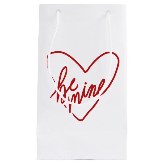 BE MINE KLEINE GESCHENKTÜTE (Vorderseite)