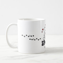 BE MINE - Niedliche Personalisierte moderne Valent Kaffeetasse