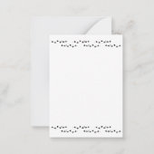 BE MINE - Niedliche Personalisierte moderne Valent Mitteilungskarte (Rückseite)