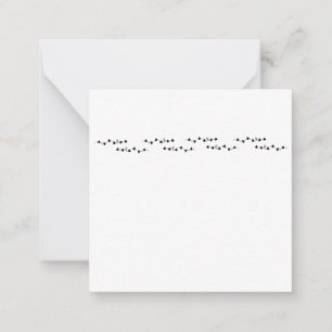 BE MINE - Niedliche Personalisierte moderne Valent Mitteilungskarte