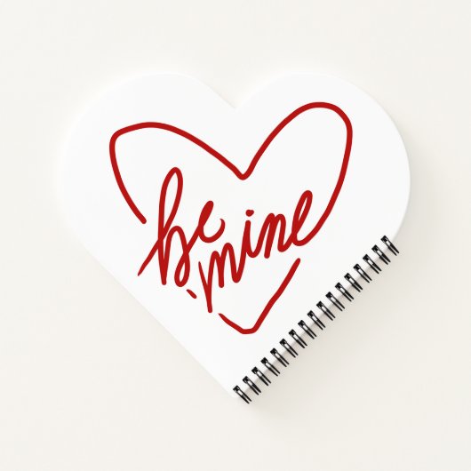 BE MINE NOTIZBLOCK (Rückseite)