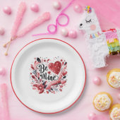 Be Mine Paper Plate Pappteller (Party)
