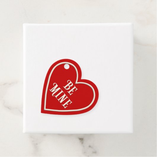 "Be Mine" Personalisierter Valentinstag Geschenkanhänger (Beispiel)