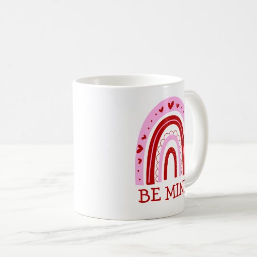 Be Mine Rainbow Kaffeetasse (VorderseiteRechts)