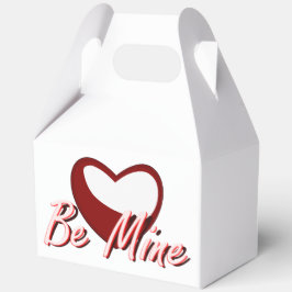 "Be Mine" Red Heart Fevor Box Geschenkschachtel