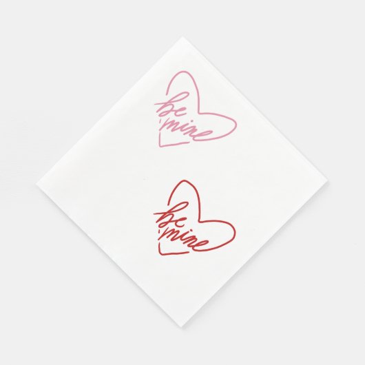 BE MINE SERVIETTE (Ecke)