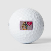 "Be Mine" Sweet Nostalgic Valentine Golfball (Vorderseite)