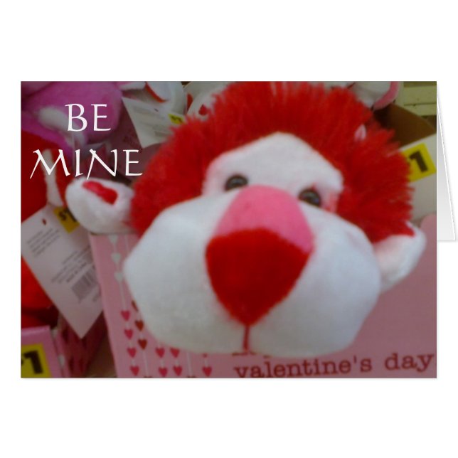"BE MINE SWEETHEART" (Vorderseite (Horizontal))