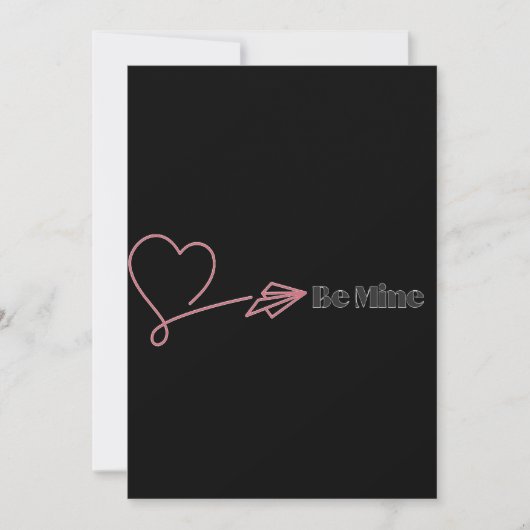 Be Mine: The Romantic Express Einladung (Vorderseite)