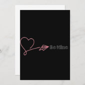 Be Mine: The Romantic Express Einladung (Vorne/Hinten)