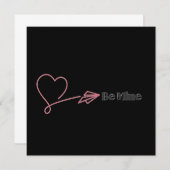 Be Mine: The Romantic Express Einladung (Vorne/Hinten)