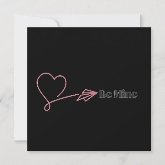 Be Mine: The Romantic Express Einladung (Vorderseite)