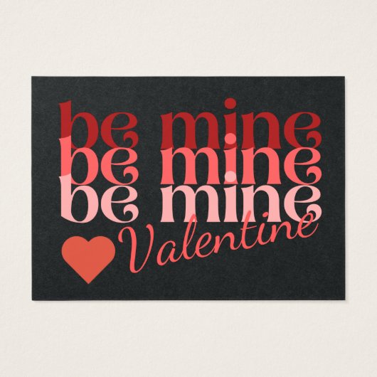 Be Mine Valentine (Rückseite)