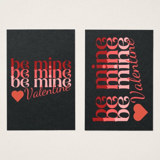 Be Mine Valentine (Vorne & Hinten)