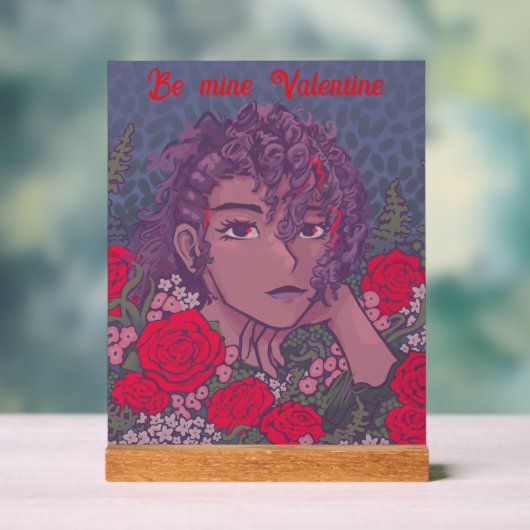 Be mine Valentine Acrylschild (Neutral)