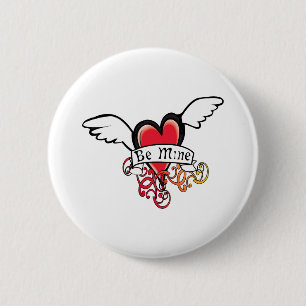 Be Mine Valentine Button