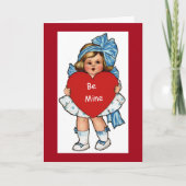 Be Mine Valentine Feiertagskarte (Vorderseite)