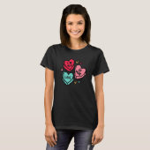 Be Mine Valentine for Couple Love Happy Valentine' T-Shirt (Vorne ganz)
