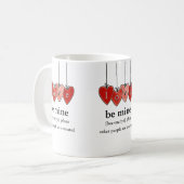 Be Mine Valentine Mug Kaffeetasse (Vorderseite Links)