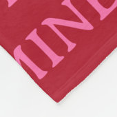 Be Mine Valentine’s Day Gift – Romantic Love  Fleecedecke (Ecke)