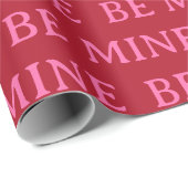 Be Mine Valentine’s Day Gift – Romantic Love  Geschenkpapier (Rolleneckpunkt)