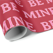 Be Mine Valentine’s Day Gift – Romantic Love  Geschenkpapier (Rolleneckpunkt)