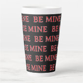 Be Mine Valentine’s Day Gift – Romantic Love  Milchtasse (Vorderseite)
