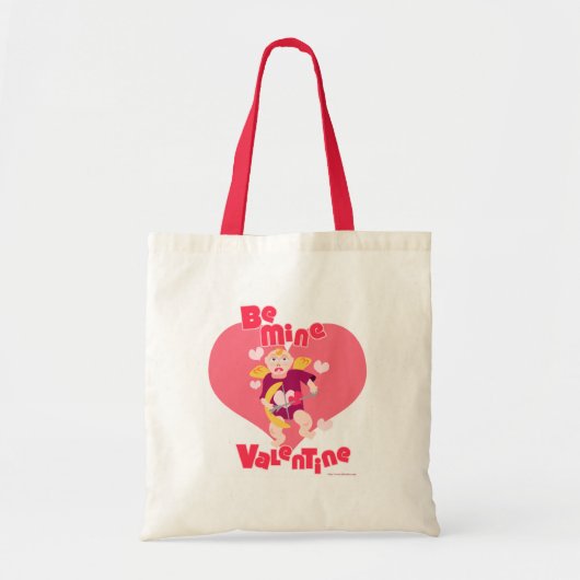 Be Mine Valentine Sweet Cupid Liebe Cartoon Tragetasche (Vorne)