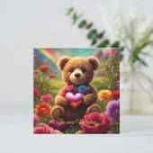 Be mine Valentine Teddy 1 (Stehend Vorderseite)