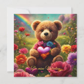 Be mine Valentine Teddy 1 (Vorderseite)