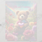 Be mine Valentine Teddy 1 (Vorne/Hinten)