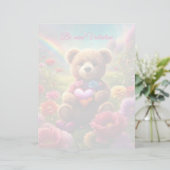 Be mine Valentine Teddy 1 (Stehend Vorderseite)