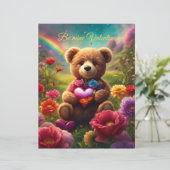 Be mine Valentine Teddy 1 (Stehend Vorderseite)