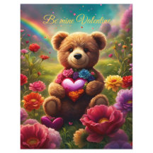 Be mine Valentine Teddy 1