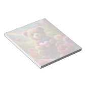 Be mine Valentine Teddy 1 Notizblock (angewinkelt)