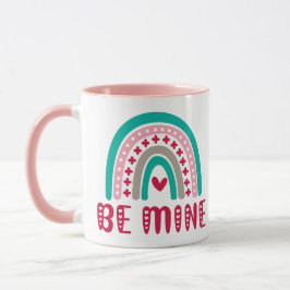 BE MINE valentiner Regenbogen Tasse