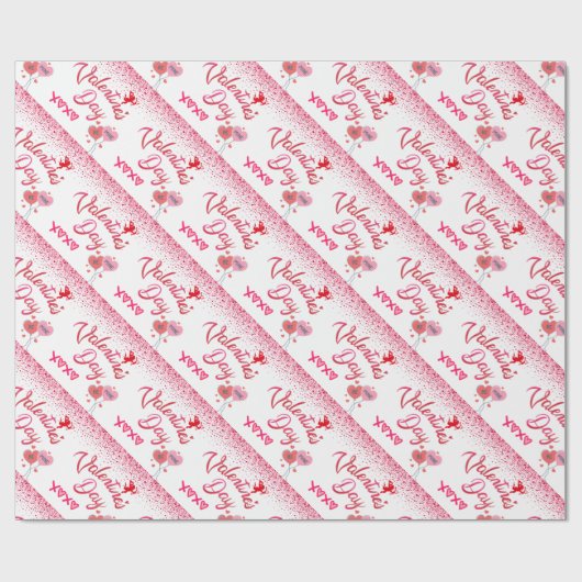 Be Mine Wrapping Paper Geschenkpapier (Flach)