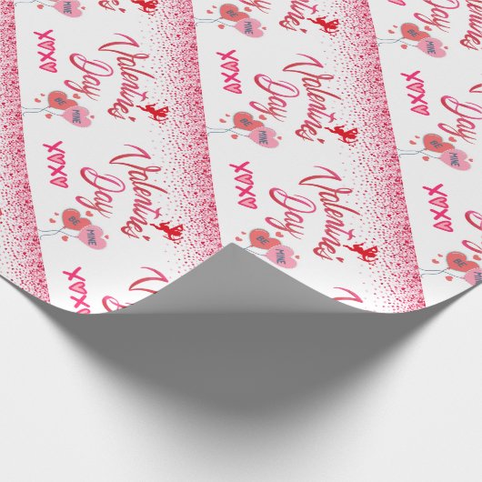 Be Mine Wrapping Paper Geschenkpapier (Ecke)