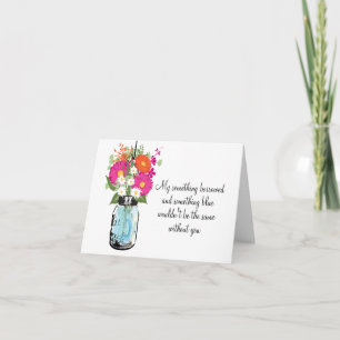 Be My Bridesmaid Mason Jar Gerber Daisies Einladung