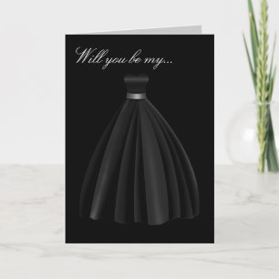 Be My Bridesmaid or Maid of Honor Card Einladung