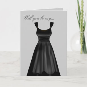 Be My Bridesmaid or Maid of Honor Card Einladung