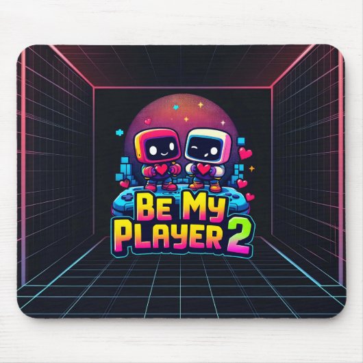 Be My Player 2 Mousepad – Romantic Gaming Accessor (Vorne)