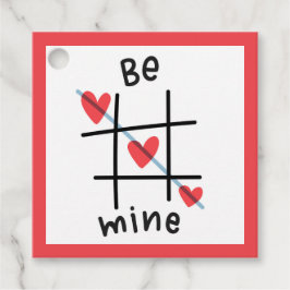 Be my Tic Tac Toe Valentine's Day Gift Tag Geschenkanhänger