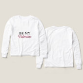 BE MY VALENTINE (Design Vorderseite & Rückseite)