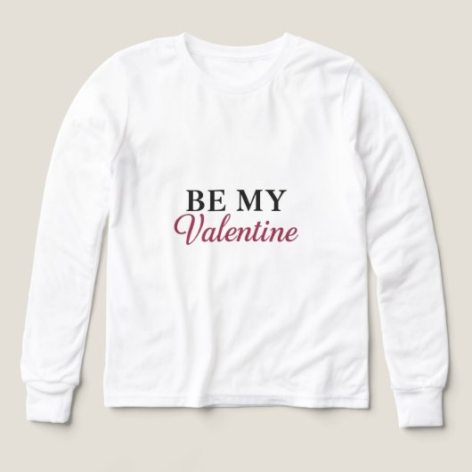 BE MY VALENTINE (Design Vorderseite)