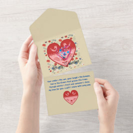 Be my Valentine All In One Einladung