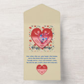 Be my Valentine All In One Einladung (Innen)