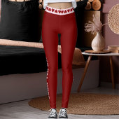 Be My Valentine Day Love Red Pink Personalize Gift Leggings